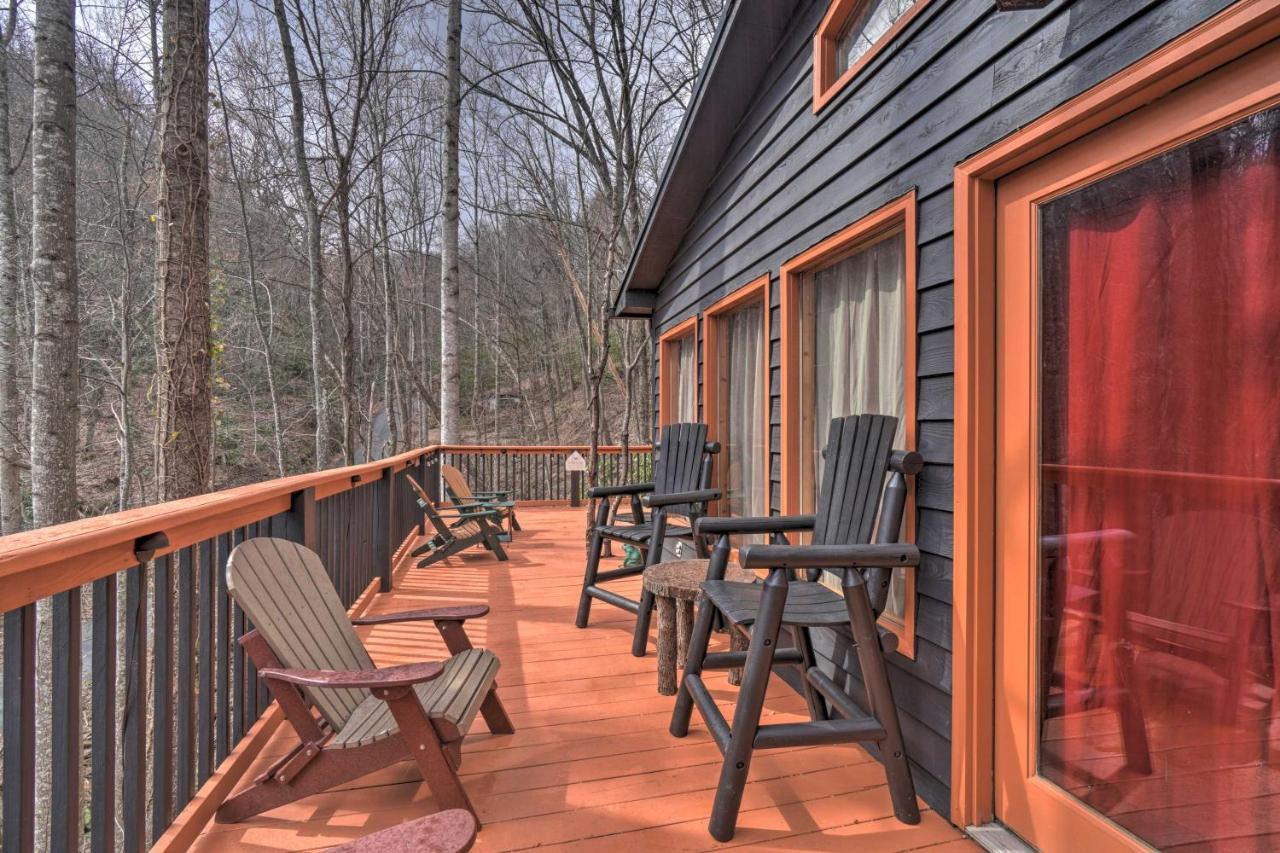 Vila Tree Top Dream Cabin With Hot Tub In Gatlinburg! Exteriér fotografie